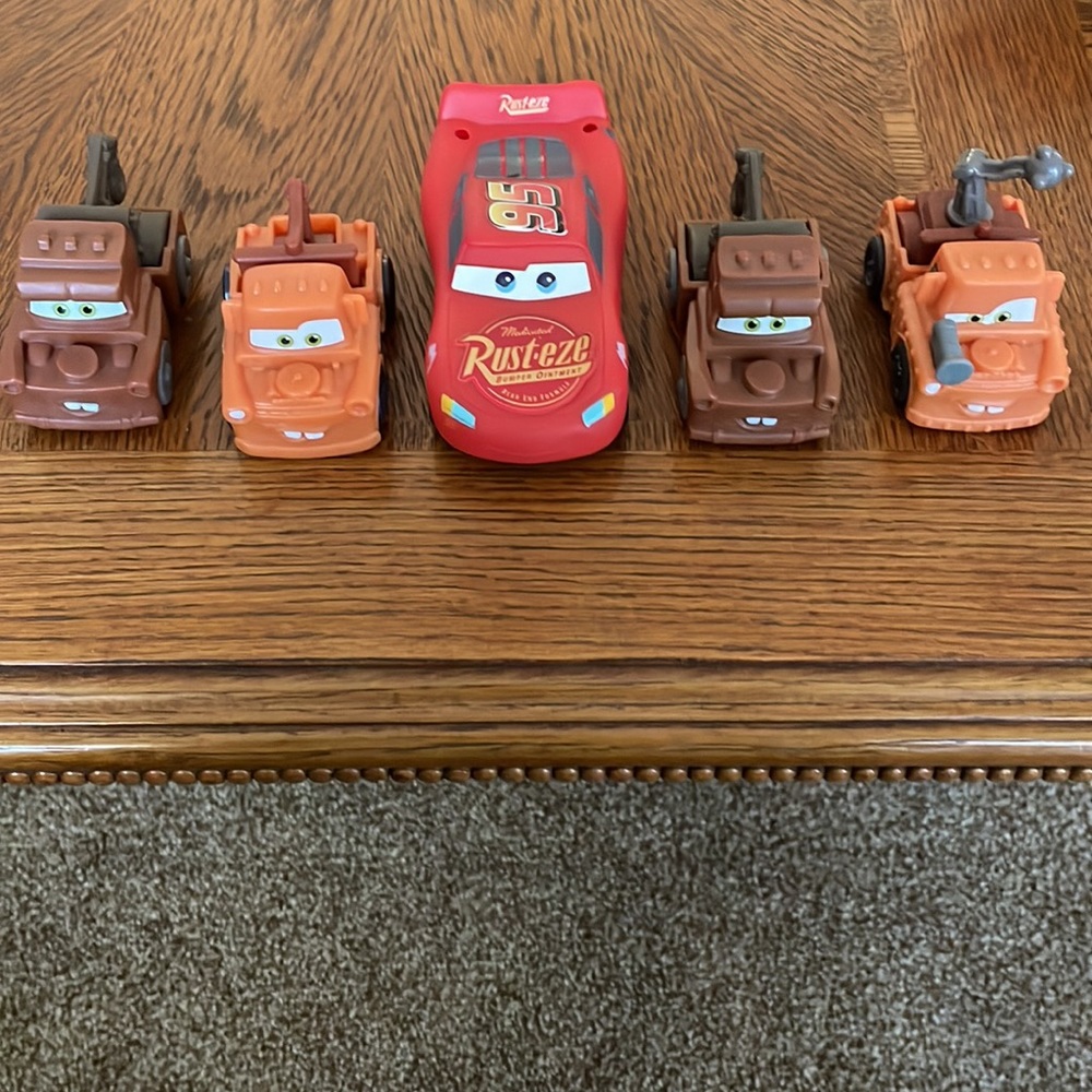 Bundle of 5 McDonalds Cars on the Road Happy Meal toys